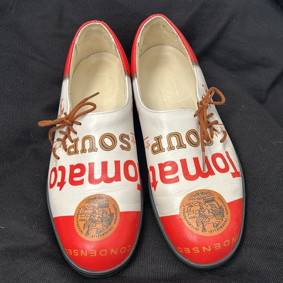 ICON Los Angeles Shoes - ICON LA Andy Warhol Campbell's Tomato Soup Oxford Shoes W’s 7.5 Excellent Art